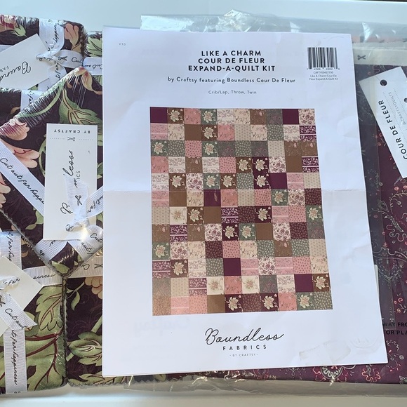 Boundless Like A Charm Expanded-A-Quilt Kit (Twin) by Craftsy - Picture 1 of 7